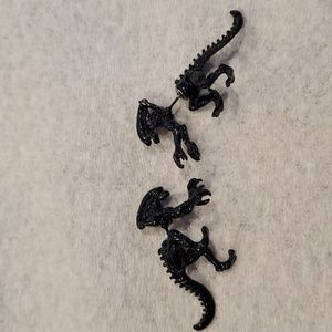 Alien Halloween earrings